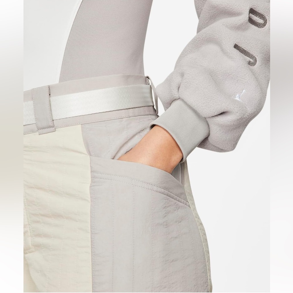 Jordan Women's‎ Cream and Gray Track Pants - Picture 3 of 10